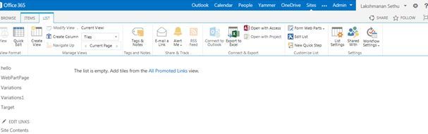 Added and add Promoted links